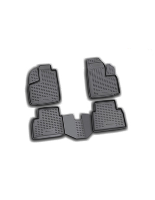 ΠΑΤΑΚΙΑ ΣΕ ΣΚΑΦΗ TPE ΛΑΣΤΙΧΟ ΓΙΑ FIAT DOBLO 11/2000-12/2009  ΣΕ ΜΑΥΡΟ ΧΡΩΜΑ NOVLINE - 4 ΤΕΜ.