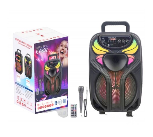 ΦΟΡΗΤΟ ΗΧΕΙΟ 8'' SUPER BASS GY-802