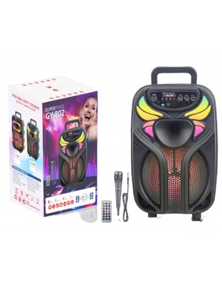 ΦΟΡΗΤΟ ΗΧΕΙΟ 8'' SUPER BASS GY-802