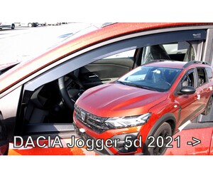 ΑΝΕΜΟΘΡΑΥΣΤΕΣ ΓΙΑ DACIA JOGGER 5D 2021+ ΣΕΤ ΑΥΤΟΚΙΝΗΤΟΥ ΑΠΟ ΕΥΚΑΜΠΤΟ ΦΙΜΕ ΠΛΑΣΤΙΚΟ HEKO - 4 ΤΕΜ.