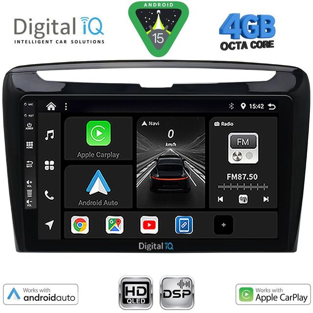 DIGITAL IQ BXF 16334_CPAA (9inc) MULTIMEDIA TABLET for LANCIA YPSILON mod. 2011+