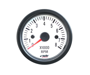 ΣΤΡΟΦΟΜΕΤΡΟ ΛΕΥΚΟ 52mm 2 INCH WHITE LINE