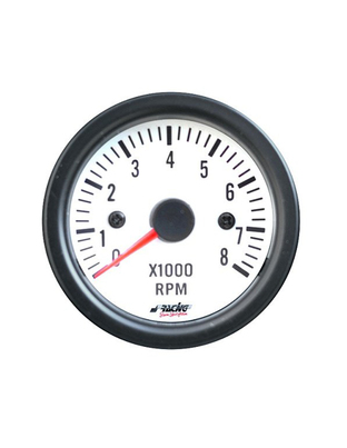 ΣΤΡΟΦΟΜΕΤΡΟ ΛΕΥΚΟ 52mm 2 INCH WHITE LINE