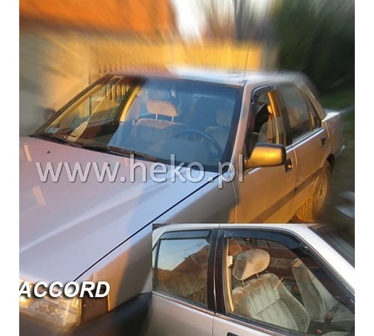 ΑΝΕΜΟΘΡΑΥΣΤΕΣ ΓΙΑ HONDA ACCORD 3 CA 4D SEDAN 1986-1988 ΖΕΥΓΑΡΙ ΑΠΟ ΕΥΚΑΜΠΤΟ ΦΙΜΕ ΠΛΑΣΤΙΚΟ HEKO - 2 ΤΕΜ.