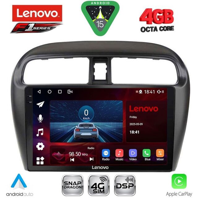 LENOVO SSQ 9448_CPA (9inc) MULTIMEDIA TABLET for MITSUBISHI SPACESTAR mod. 2013-2020