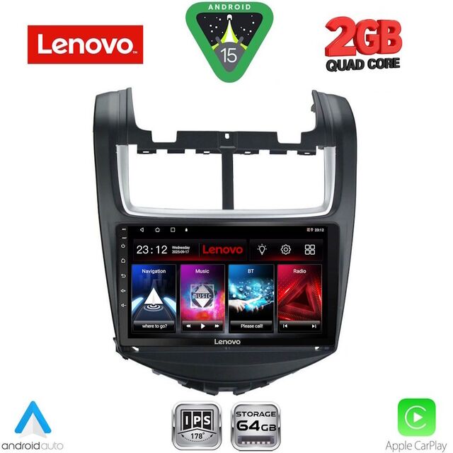 LENOVO LVD 2074B_CPA (9inc) MULTIMEDIA TABLET for CHEVROLET AVEO mod. 2014-2017