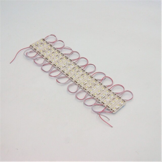 LED MODULE ΑΛΥΣΙΔΑ CW.12000K ΑΔΙΑΒΡΟΧΑ 12V 20τμχ AC-LI-0432