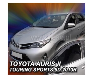 ΑΝΕΜΟΘΡΑΥΣΤΕΣ ΓΙΑ TOYOTA AURIS II TOURING COMBI 5D 2013+ ΣΕΤ ΑΥΤΟΚΙΝΗΤΟΥ ΑΠΟ ΕΥΚΑΜΠΤΟ ΦΙΜΕ ΠΛΑΣΤΙΚΟ HEKO - 4 ΤΕΜ.