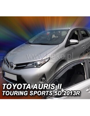 ΑΝΕΜΟΘΡΑΥΣΤΕΣ ΓΙΑ TOYOTA AURIS II TOURING COMBI 5D 2013+ ΣΕΤ ΑΥΤΟΚΙΝΗΤΟΥ ΑΠΟ ΕΥΚΑΜΠΤΟ ΦΙΜΕ ΠΛΑΣΤΙΚΟ HEKO - 4 ΤΕΜ.