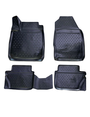 ΠΑΤΑΚΙΑ ΣΕ ΣΚΑΦΗ TPE ΛΑΣΤΙΧΟ ΓΙΑ FORD FIESTA 4D / 5D 2008-2017  ΣΕ ΜΑΥΡΟ ΧΡΩΜΑ NOVLINE - 4 ΤΕΜ.