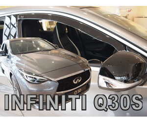 ΑΝΕΜΟΘΡΑΥΣΤΕΣ ΓΙΑ INFINITY Q30S 5D 2015-2019 ΖΕΥΓΑΡΙ ΑΥΤΟΚΙΝΗΤΟΥ ΑΠΟ ΕΥΚΑΜΠΤΟ ΦΙΜΕ ΠΛΑΣΤΙΚΟ HEKO - 2 ΤΕΜ.