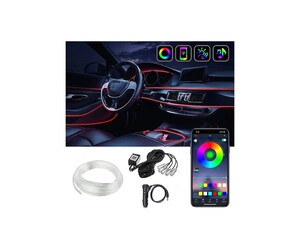 ΣΕΤ ΔΙΑΚΟΣΜΗΤΙΚΟΥ ΦΩΤΙΣΜΟΥ 18LED RGB ΑΥΤΟΚΙΝΗΤΟΥ  XD-2606