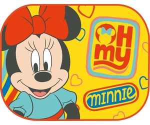 Amio - ΗΛΙΟΠΡΟΣΤΑΣΙΕΣ ΠΛΑΙΝΕΣ MINNIE & MICKEY ΜΕ ΒΕΝΤΟΥΖΑ 44x35cm - 2 Τεμ. (S59331/AM)