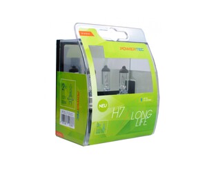 H7 12V 55W PX26d POWERTEC LONG LIFE ΑΛΟΓΟΝΟΥ 2ΤΕΜ.