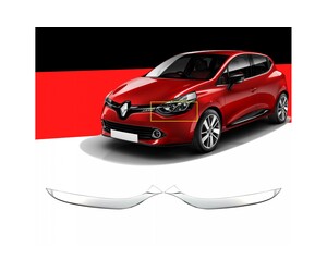 ΜΑΣΚΑΚΙΑ ΦΑΝΑΡΙΩΝ ΓΙΑ RENAULT CLIO 5D 2012+  ΚΑΤΩ ΧΡΩΜΙΟ ΜΕΤΑΛΛΙΚΑ 2ΤΕΜ.