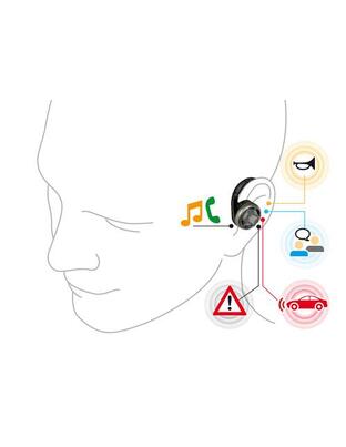 ΑΚΟΥΣΤΙΚΑ ΜΕ ΜΙΚΡΟΦΩΝΟ DYNAMIC OUTER EARPHONE BLUETOOTH 4.2 GOLD LINE