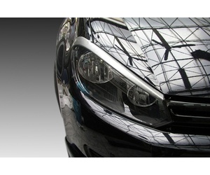ΦΡΥΔΑΚΙΑ ΓΙΑ VW GOLF 6 2008-2012 ΑΠΟ ΜΑΥΡΟ ABS ΠΛΑΣΤΙΚΟ MOTODROME - 2 ΤΕΜ. MOTORDROME