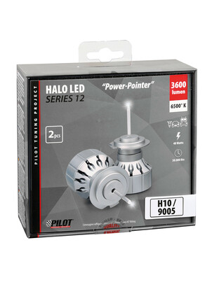 H10/HB3 9005 9>32V 6.500K 3.600lm 40W PX26d HALO LED SERIES 12 POWER-POINTER LED KIT 2ΤΕΜ.