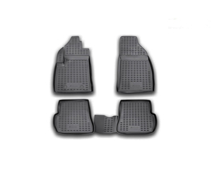 ΠΑΤΑΚΙΑ ΣΕ ΣΚΑΦΗ TPE ΛΑΣΤΙΧΟ ΓΙΑ FORD FIESTA 05/2002-08/2008 / FORD FUSION 2002-2012  ΣΕ ΜΑΥΡΟ ΧΡΩΜΑ NOVLINE - 4 ΤΕΜ.
