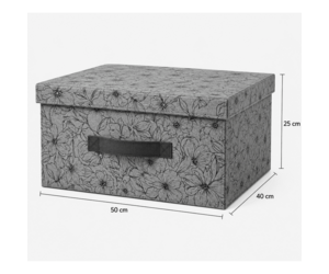 ΚΟΥΤΙ ΑΠΟΘΗΚΕΥΣΗΣ ΡΟΥΧΩΝ 50*40*25CM JZ-06404