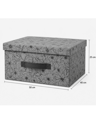 ΚΟΥΤΙ ΑΠΟΘΗΚΕΥΣΗΣ ΡΟΥΧΩΝ 50*40*25CM JZ-06404