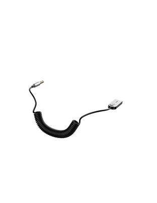 Amio - ΑΝΤΑΠΤΟΡΑΣ AUDIO BLUETOOTH 5.0 ΑΠΟ USB ΣΕ AUX ΜΑΥΡΟ ΣΠΙΡΑΛ - 1 τεμ. (BAS29048/AM)