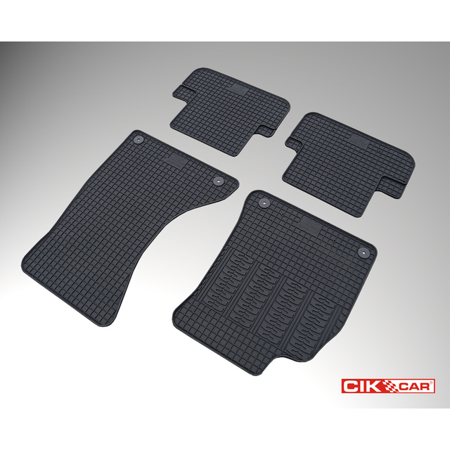Cik - ΠΑΤΑΚΙΑ ΑΥΤΟΚΙΝΗΤΟΥ ΑΠΟ ΛΑΣΤΙΧΟ ΓΙΑ AUDI A4 2008-2012 / A5 2007-2015 / S5 2007-2015 ΣΕ ΜΑΥΡΟ ΧΡΩΜΑ ΜΕ ΚΟΥΜΠΩΜΑΤΑ - 4 ΤΕΜ. (RM.AU.0003/CK)