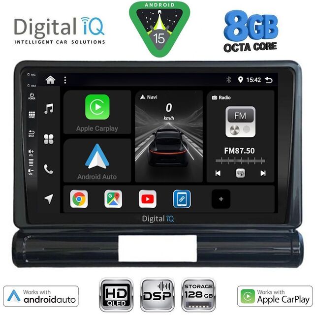 DIGITAL IQ BXF 7093M_CPAA (9inc) MULTIMEDIA TABLET for CITROEN C3 - DS3 mod. 2016-2024 Med Version