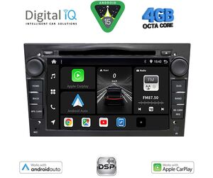 DIGITAL IQ BXF 619BL_CPAA (7" DVD) MULTIMEDIA SYSTEM for OPEL ALL mod. 2004-2012 (GLOSS BLACK)