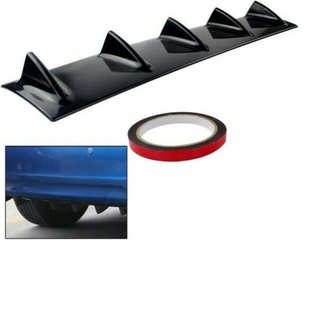 Diffuser Πίσω Προφυλακτήρα μαύρο γυαλιστερό universal 58cm