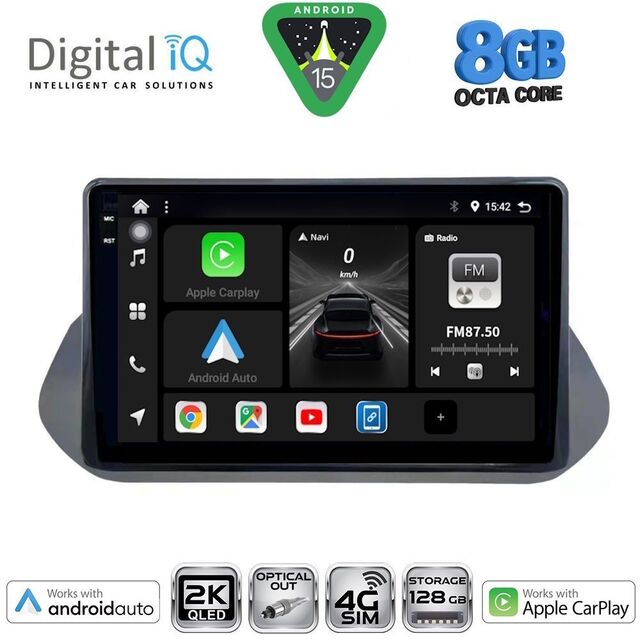 DIGITAL IQ BXK 20469_CPAA (10inc) MULTIMEDIA TABLET for NISSAN QASHQAI mod. 2021-2024