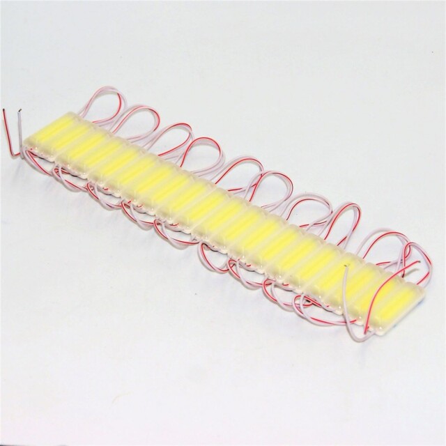 LED MODULE ΑΛΥΣΙΔΑ CW.12000K ΑΔΙΑΒΡΟΧΑ 12V 20ΤΜΧ MZD0075