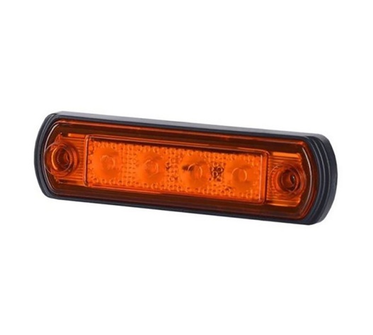 ΦΩΣ ΟΓΚΟΥ LD676 12/24V 4LED HORPOL ΠΟΡΤΟΚΑΛΙ (10,5 x 2,5 cm) -1ΤΕΜ