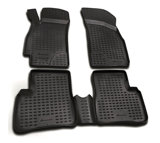 ΠΑΤΑΚΙΑ ΣΕ ΣΚΑΦΗ TPE ΛΑΣΤΙΧΟ ΓΙΑ HYUNDAI ACCENT 5D 2000-2005  ΣΕ ΜΑΥΡΟ ΧΡΩΜΑ NOVLINE - 4 ΤΕΜ.