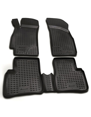 ΠΑΤΑΚΙΑ ΣΕ ΣΚΑΦΗ TPE ΛΑΣΤΙΧΟ ΓΙΑ HYUNDAI ACCENT 5D 2000-2005  ΣΕ ΜΑΥΡΟ ΧΡΩΜΑ NOVLINE - 4 ΤΕΜ.
