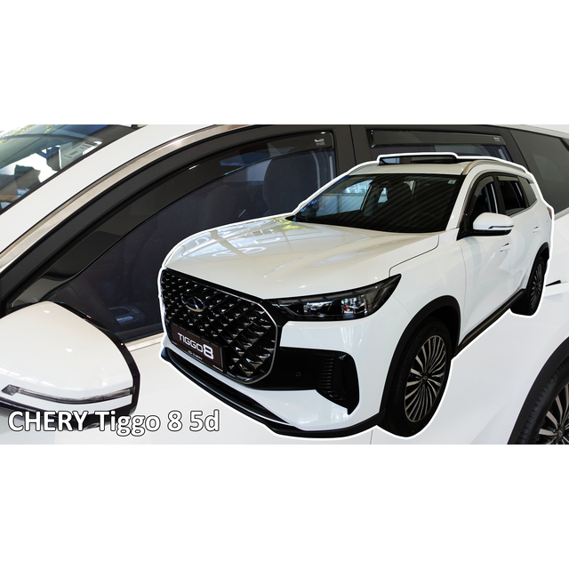 Heko – Ανεμοθραύστες Παραθύρων για Chery Tiggo 8 5πορτο 2025 > (Εμπρός & Πίσω) – 4 Τεμ. (ANEM.SET10806)