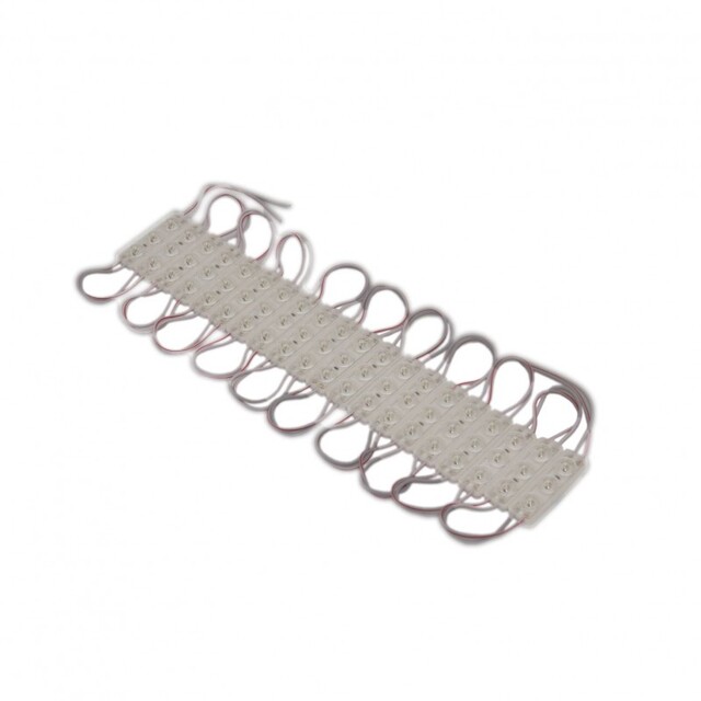 LED MODULE ΑΛΥΣΙΔΑ ΠΟΛΥΧΡΩΜΑ ΑΔΙΑΒΡΟΧΑ 12V 20ΤΜΧ MZD0075B