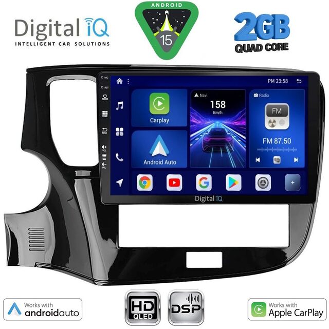 DIGITAL IQ BXC 3440_CPAA (10inc) MULTIMEDIA TABLET for MITSUBISHI OUTLANDER mod. 2020-2022