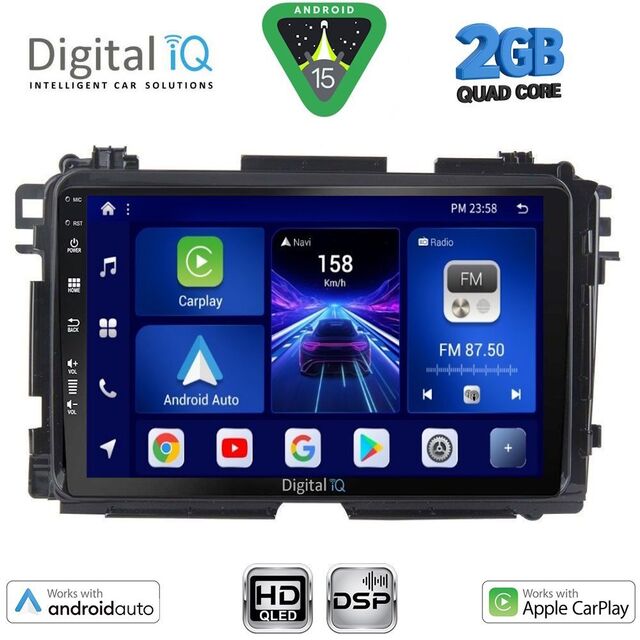 DIGITAL IQ BXC 3201_CPAA (10inc) MULTIMEDIA TABLET for HONDA HRV mod. 2015-2021