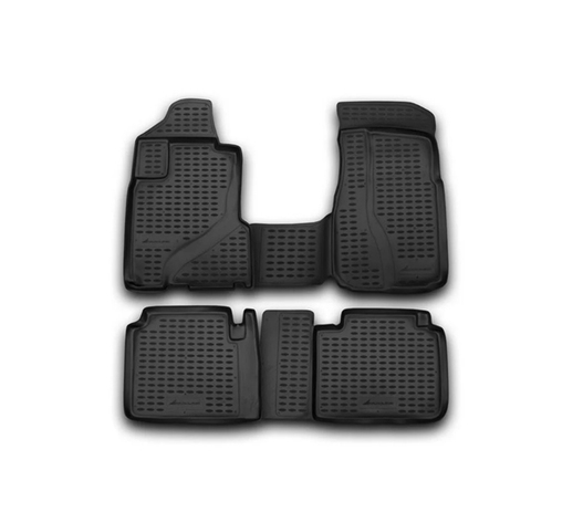 ΠΑΤΑΚΙΑ ΣΕ ΣΚΑΦΗ TPE ΛΑΣΤΙΧΟ ΓΙΑ HONDA CR-V 2002-2006  ΣΕ ΜΑΥΡΟ ΧΡΩΜΑ NOVLINE - 4 ΤΕΜ.