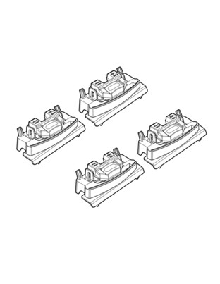 ΠΟΔΙΑ ΓΙΑ ΜΠΑΡΕΣ NORDRIVE ΓΙΑ TOYOTA COROLLA CROSS 5D 09/2022+ - 4 τεμ.