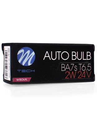 T6.5 24V 2W BA7s (ΜΙΝΙΟΝ) STANDARD ΑΛΟΓΟΝΟΥ ΚΟΥΤΙ 10ΤΕΜ.