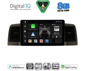 DIGITAL IQ BXK 20712BL_CPAA (9inc) MULTIMEDIA TABLET for TOYOTA COROLLA mod. 2001-2006 (BLACK)