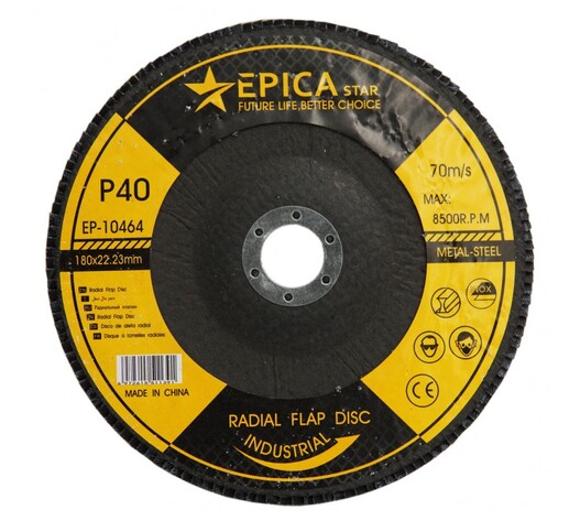 ΔΙΣΚΟΣ ΛΕΙΑΝΣΗΣ P40 180x22.23mm EPICA STAR TO-EP-10464