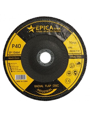 ΔΙΣΚΟΣ ΛΕΙΑΝΣΗΣ P40 180x22.23mm EPICA STAR TO-EP-10464