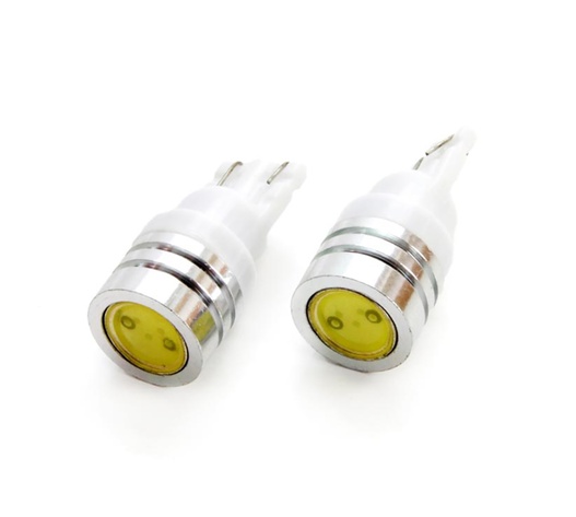 Amio – Λαμπάκια LED T10 W5W 12V 1W 5600K 1xHP Καρφωτά για Καθαρό Λευκό Φωτισμό σε Καθημερινή Χρήση – Σετ 2 Τεμ. (01623/AM)