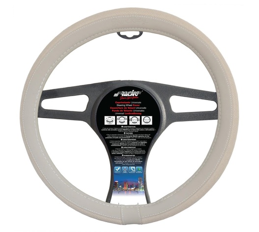 FIAT 500 ΚΑΛΥΜΜΑ ΤΙΜΟΝΙΟΥ ΜΠΕΖ ΓΙΑ FIAT 500 37-39cm 50% ΔΕΡΜΑ+50% ΒΑΜΒΑΚΕΡΟ