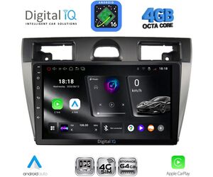 DIGITAL IQ RTG 6153SL_CPA (9inc) MULTIMEDIA TABLET for FORD FIESTA mod. 2005-2008 (SILVER)