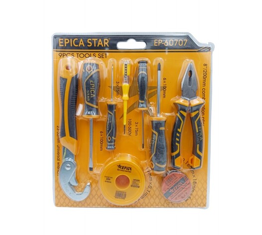 ΚΙΤ ΕΡΓΑΛΕΙΩΝ ΣΕΤ 9ΤΜΧ EPICA STAR EP-60707