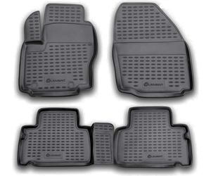 ΠΑΤΑΚΙΑ ΣΕ ΣΚΑΦΗ TPE ΛΑΣΤΙΧΟ ΓΙΑ FORD S-MAX 06/2006-2015  ΣΕ ΜΑΥΡΟ ΧΡΩΜΑ NOVLINE - 4 ΤΕΜ.